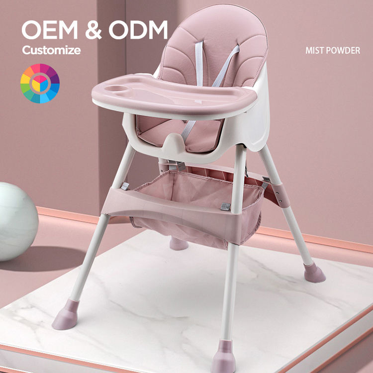 Multifunction Portable Infant Plastic Folding Baby chair for Dining Kitchen