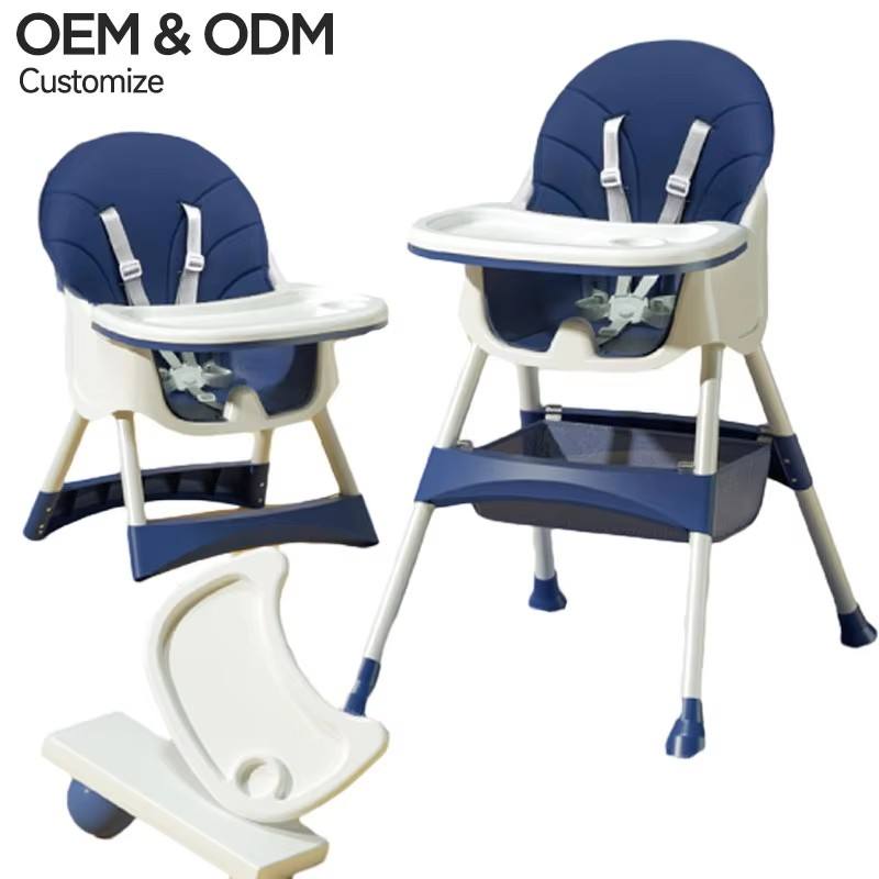 Multifunction Portable Infant Plastic Folding Baby chair for Dining Kitchen