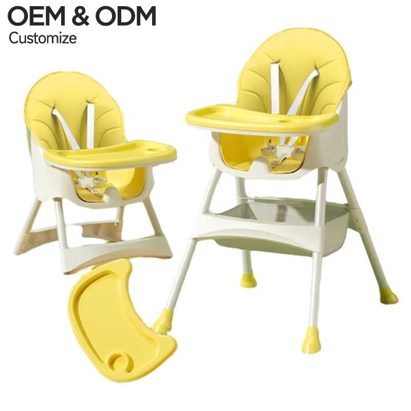 Multifunction Portable Infant Plastic Folding Baby chair for Dining Kitchen